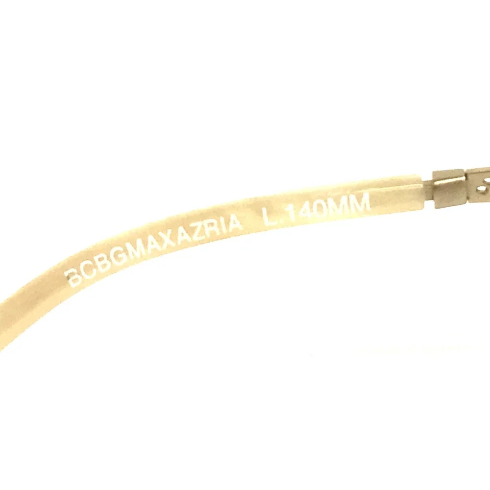 BCBGMAXAZRIA Eyeglasses Frames BEATRIZ GOLD Cat Eye Brushed Gold 53-15-140